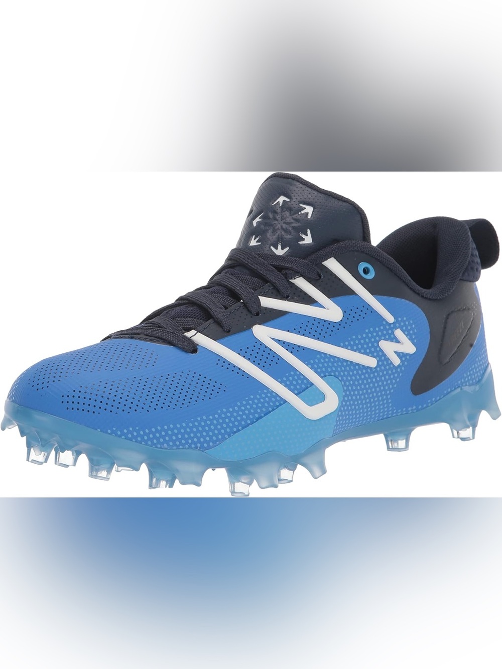 New Balance Men's FreezeLX V4 Low Lacrosse Cleats, Sky Blue/Polar Blue